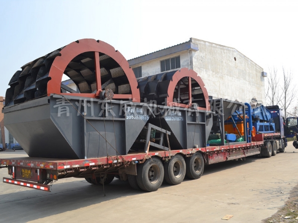  洗沙设备发货现场